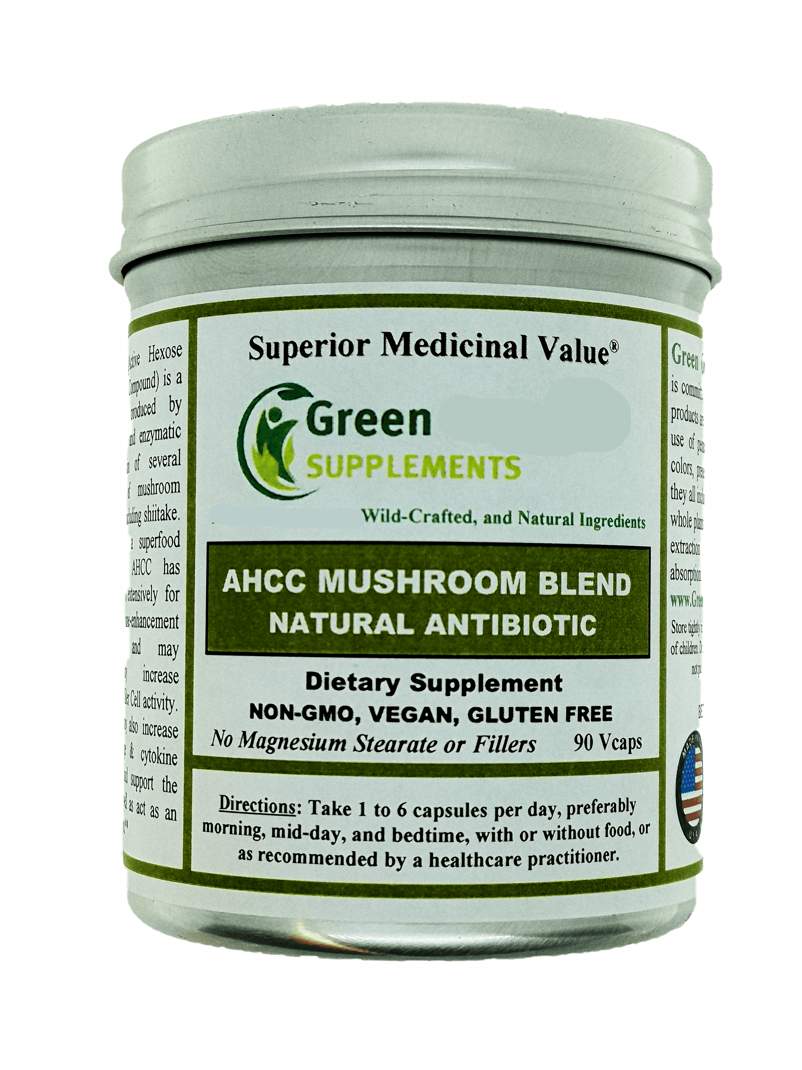 Mushrooms Blend, AHCC, Natural Antibiotic